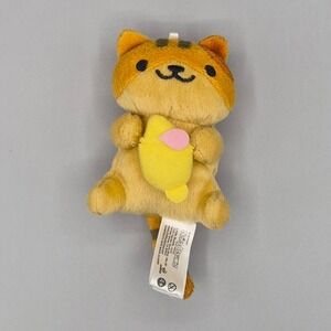 Neko Atsume Breezy Orange Tabby Cat Plush Little Buddy Kitty Collector 2016 Toy